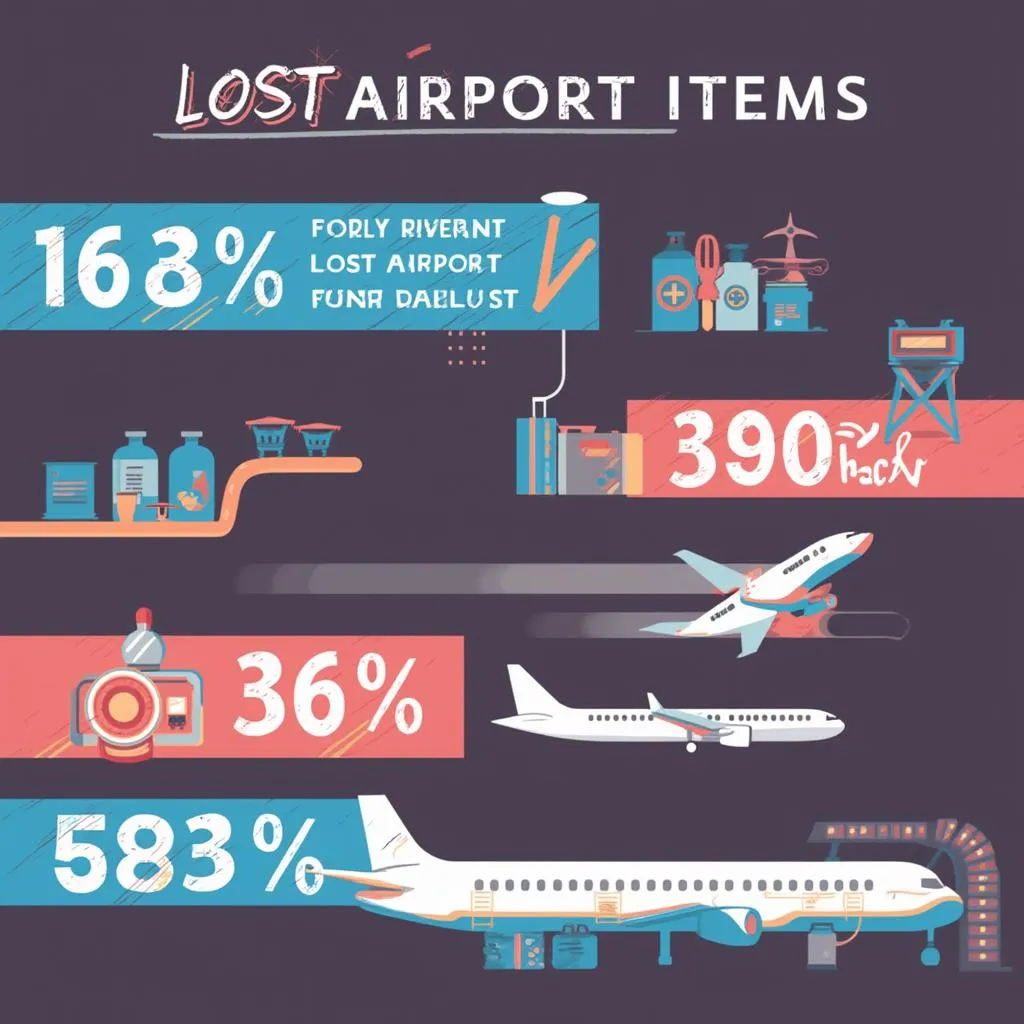 Data chart showing lost item statistics